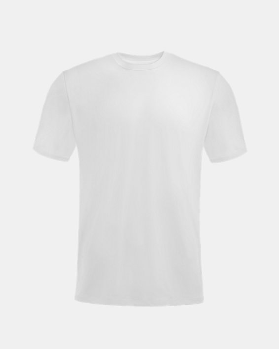 Men's UA Knockout T-Shirt, White, pdpMainDesktop image number 4